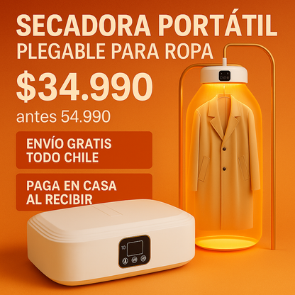 Secadora Portátil Plegable Para Ropa