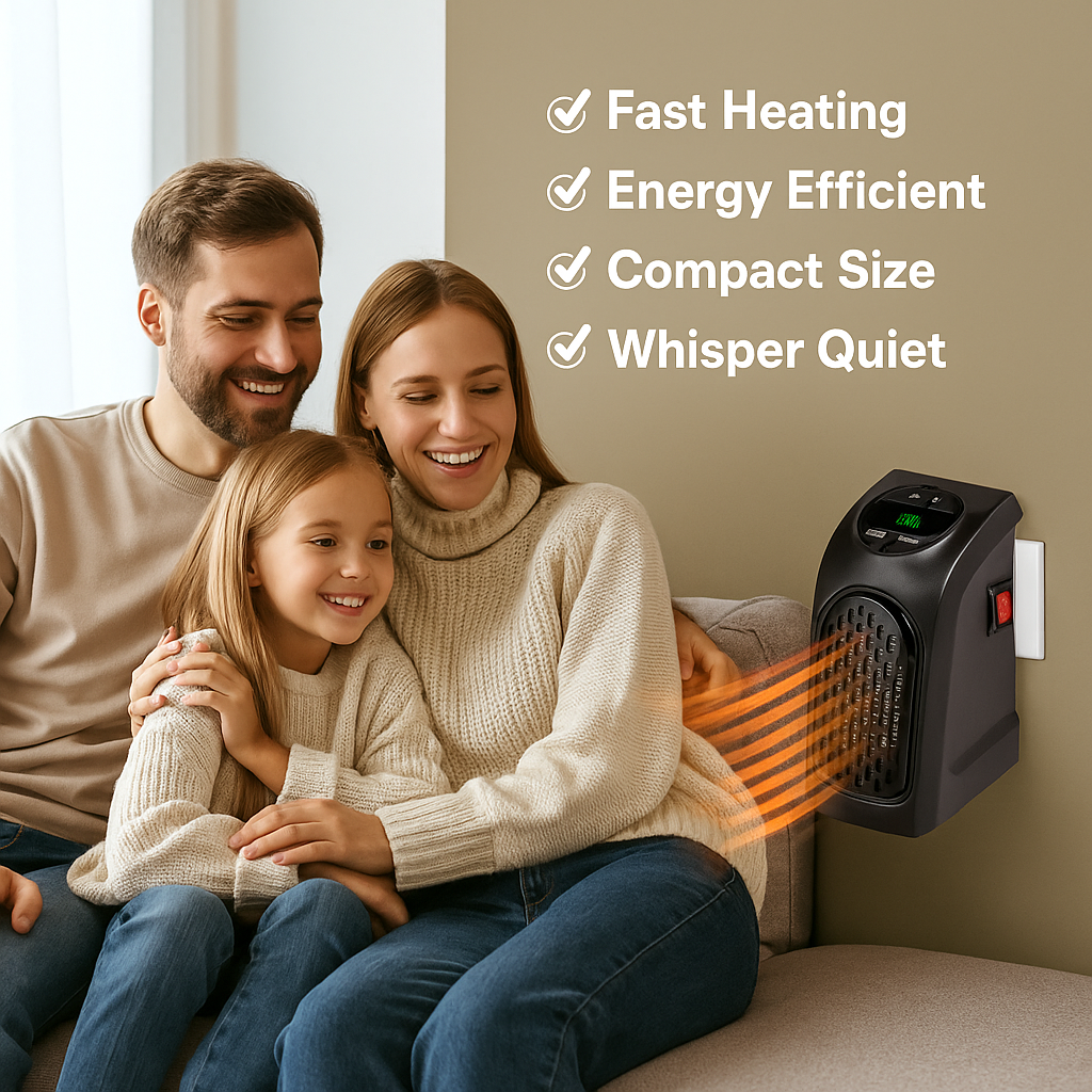Calefactor Electrico Portatil De Pared