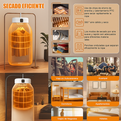Secadora Portátil Plegable Para Ropa